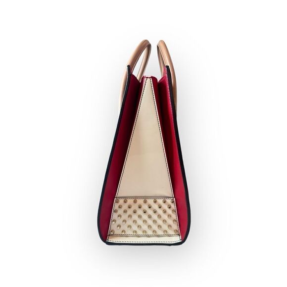 Christian Louboutin Paloma Africube Leather Textile Tote - Picture 10 of 16